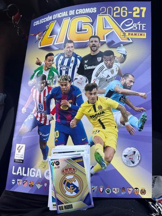 Álbum Panini La Liga Este 2026-27 + Cartas
