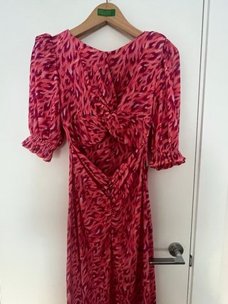 Vestido invitada fucsia alliwant Talla S