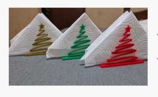 Servilletero Navidad Arbol