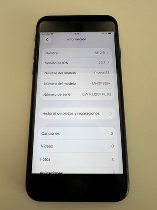 iPhone SE 2ª gen 64GB Negro