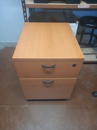 Cajonera de escritorio de madera