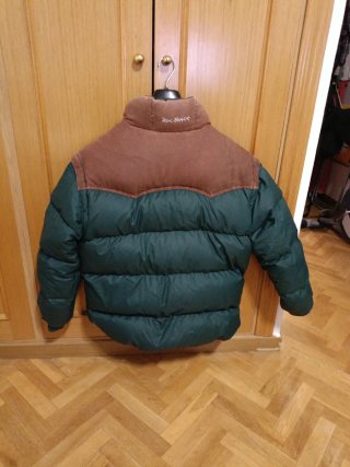 Chaqueta de Plumas Roc-Neige Verde y Marrón