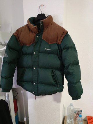 Chaqueta de Plumas Roc-Neige Verde y Marrón