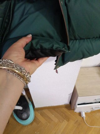 Chaqueta de Plumas Roc-Neige Verde y Marrón