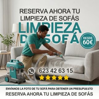 Limpieza de Sofá Barcelona