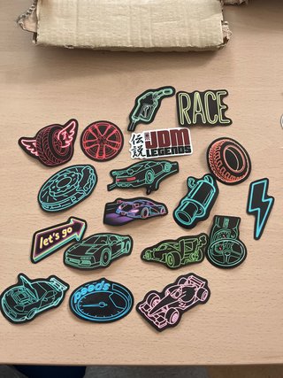 Pegatinas neon coches