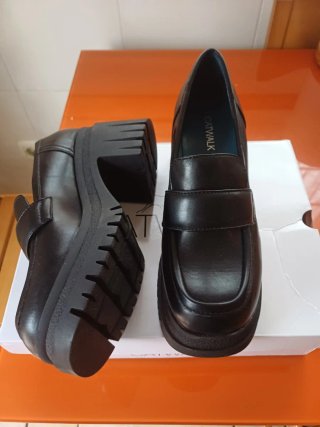 Zapatos Catwalk Negros Tacón Plataforma