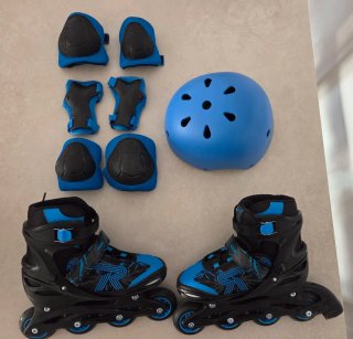 Patines Roces Ajustables Talla 34-37 + Proteccione