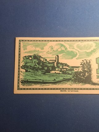 Billete 1 Pta Ajuntament La Manresana Guerra Civil