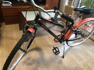 Bicicleta Riverside Negra y Coral