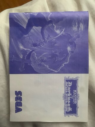Master System Master of Darkness Sega