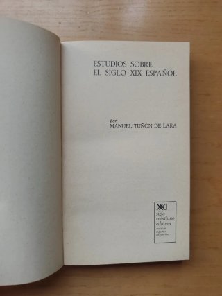 Estudios sobre el siglo XIX español