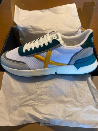 Zapatillas Munich Verdes y Blancas