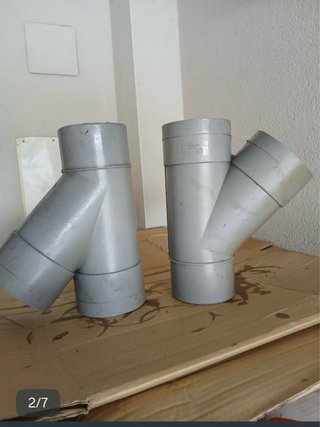 Lote accesorios PVC gran diámetro - canalización