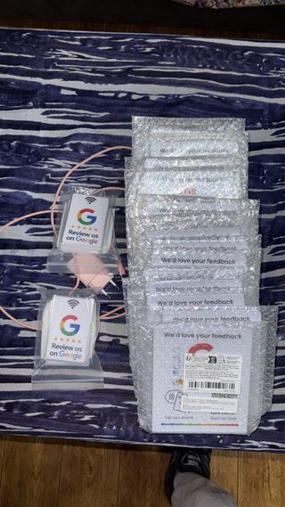 Tarjetas de reseña Google