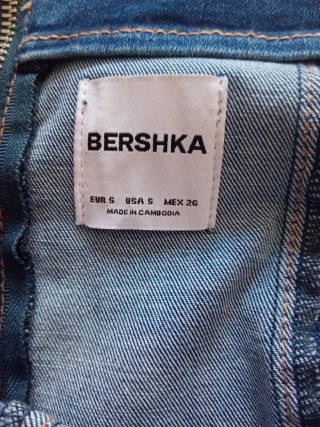 Vestido vaquero Bershka