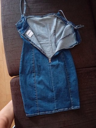 Vestido vaquero Bershka