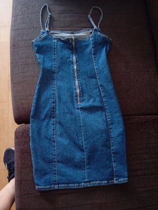 Vestido vaquero Bershka