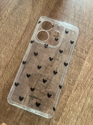 Funda Xiaomi Redmi Note 14 4G Corazones