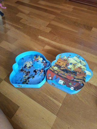 Puzzle Barco Pirata 54 Piezas Djeco