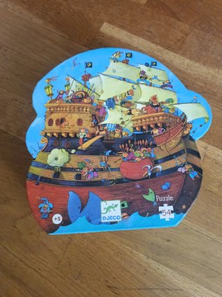 Puzzle Barco Pirata 54 Piezas Djeco