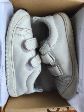 Zapato Feroz Moraira Blanco Talla 30 usadas
