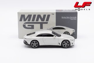 Mini GT Bentley Batur Bonneville Pearl White 1:64