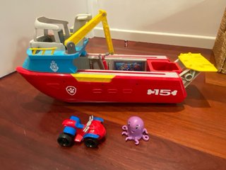 Barco Patrulla Canina con Accesorios