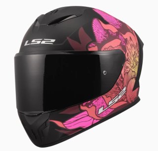 Casco Moto LS2 Integral RAPID III POPPIES II