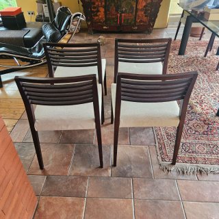 Juego de 4 sillas de comedor madera