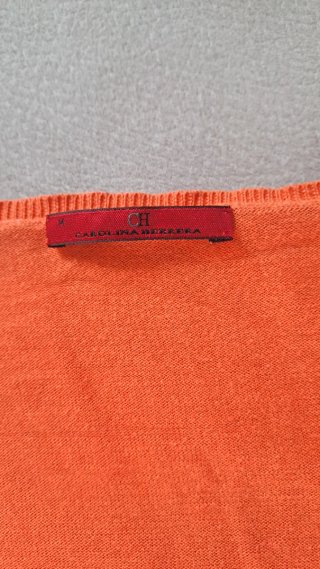 Jersey CH Carolina Herrera Naranja Talla M