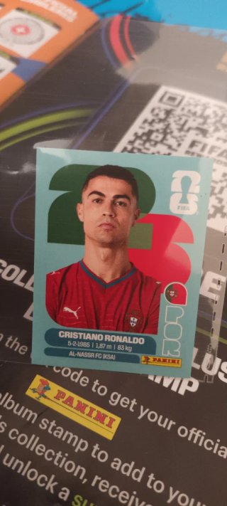 Cromo Cristiano Ronaldo Mundial 2026