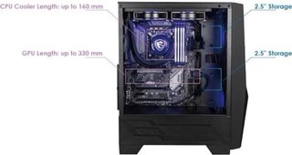 Torre PC MSI MAG Forge 100M Cristal Templado