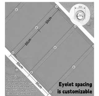 Toldo retráctil 4x6m Gris Claro