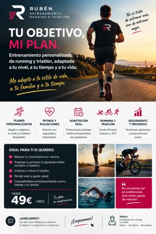 ENTRENAMIENTO PERSONALIZADO DE RUNNING Y TRIATLÓN