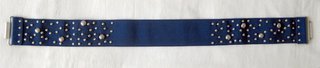 Cintura elastica blu da donna