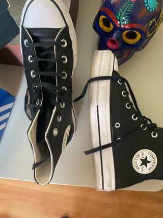 Botín de piel Converse negro