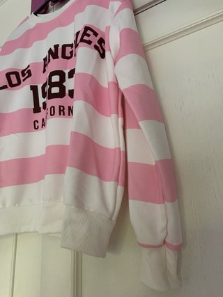 Sudadera rosa y blanca Los Angeles 1983 California