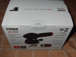 FERM Lijadora/Pulidora Inalámbrica 12V