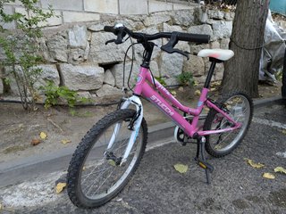 Bicicleta Infantil Stucchi rosa 20 pulgadas