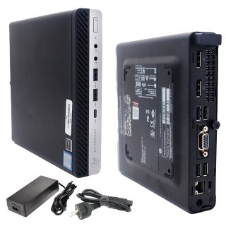 Mini PC HP EliteDesk i5-8400T 16GB RAM 512GB SSD