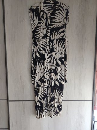 Mono Mango Talla M Estampado Hojas