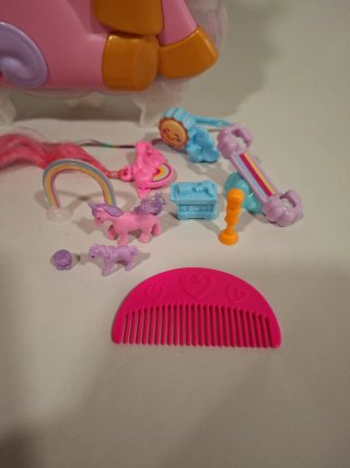 Polly Pocket Salone di Bellezza Unicorno Arcobaleno