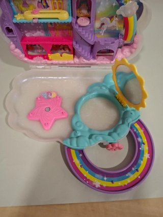 Polly Pocket Salone di Bellezza Unicorno Arcobaleno