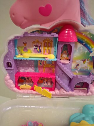Polly Pocket Salone di Bellezza Unicorno Arcobaleno