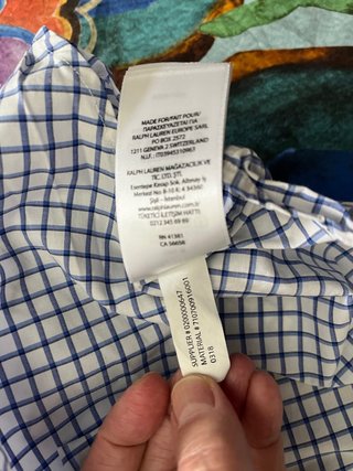 Camicia Polo Ralph Lauren a quadri XL