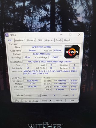 Mini PC ASRock A300 - Ryzen 3400G / 16GB / 500GB