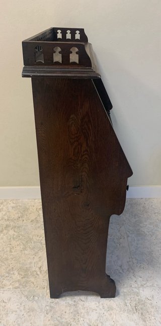 Mueble escritorio secreter/buró antiguo de madera