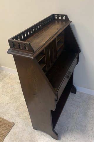 Mueble escritorio secreter/buró antiguo de madera