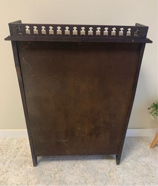 Mueble escritorio secreter/buró antiguo de madera